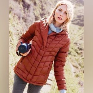 Patagonia Red Downtown Loft Goose Down Puffer Jacket Women's Size S